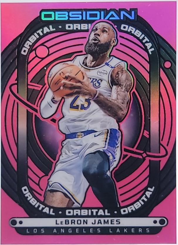 LeBron James [Electric Etch Pink Flood] #16