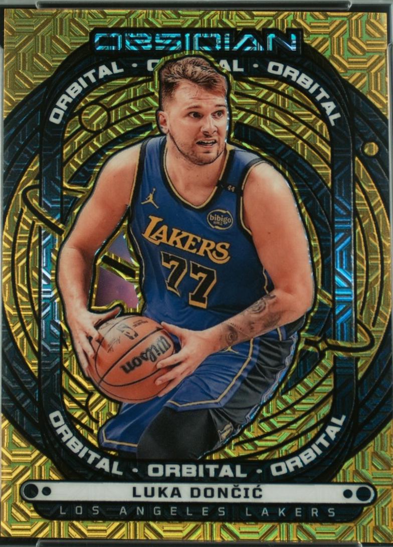 Luka Doncic [Electric Etch Gold Flood] #14