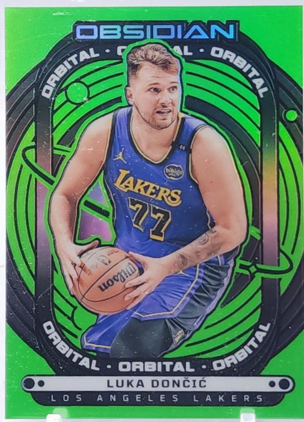 Luka Doncic [Electric Etch Green Flood] #14