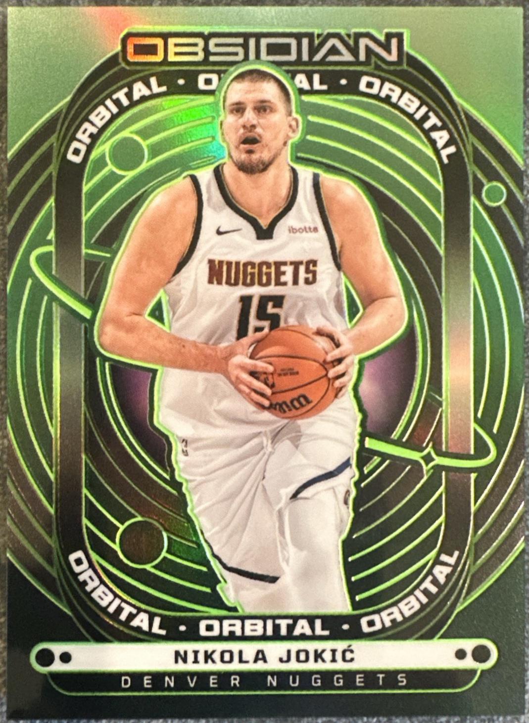 Nikola Jokic [Electric Etch Green Flood] #15