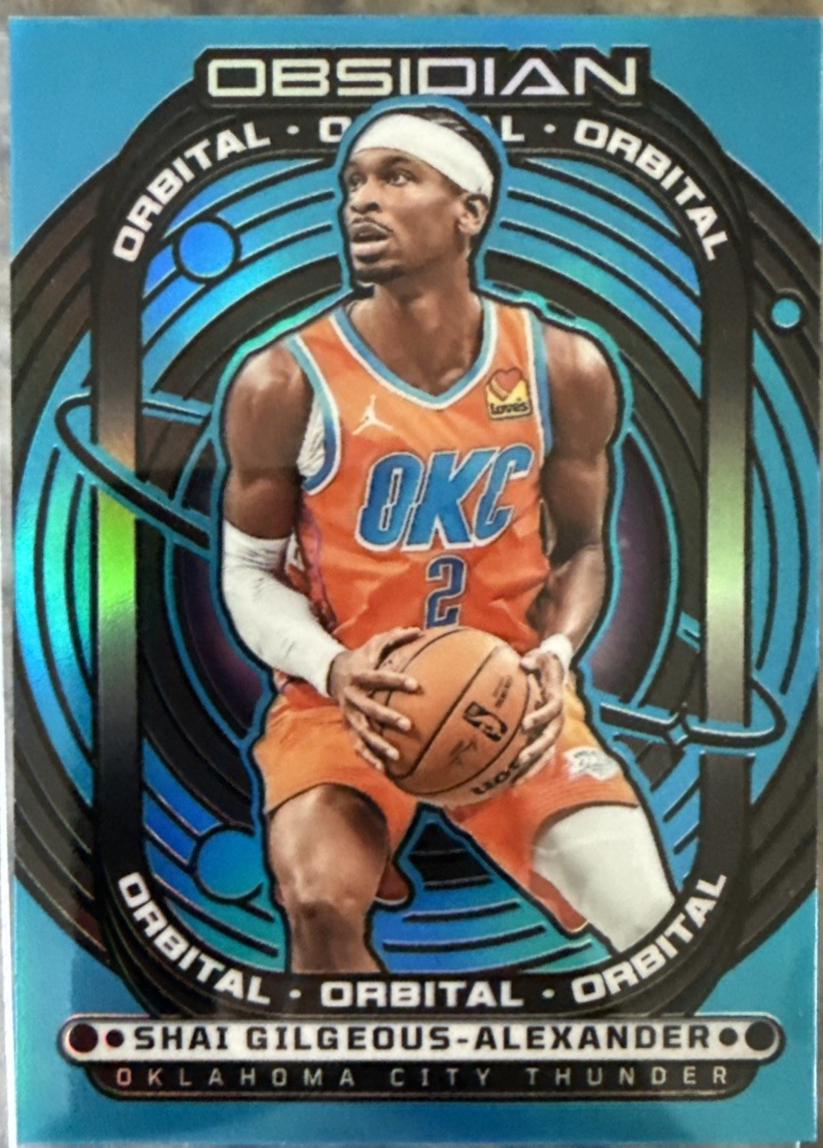 Shai Gilgeous-Alexander [Electric Etch Blue Flood] #10