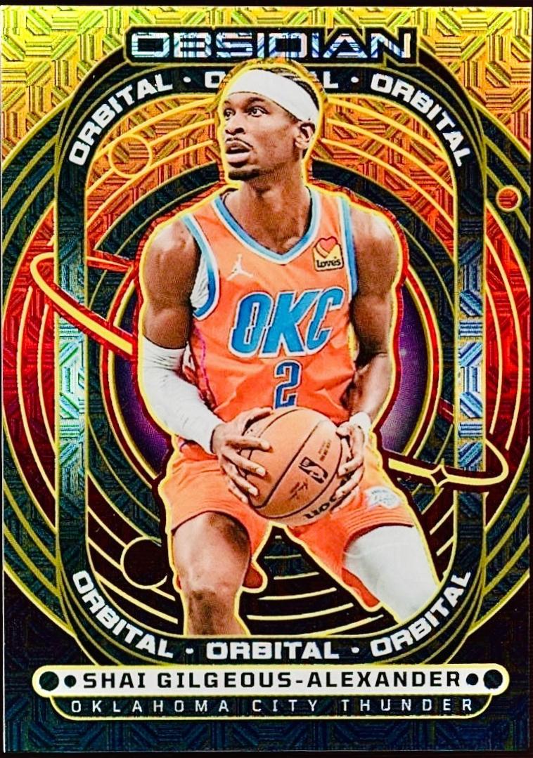 Shai Gilgeous-Alexander [Electric Etch Gold Flood] #10