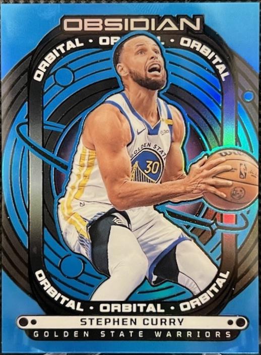 Stephen Curry [Electric Etch Blue Flood] #9