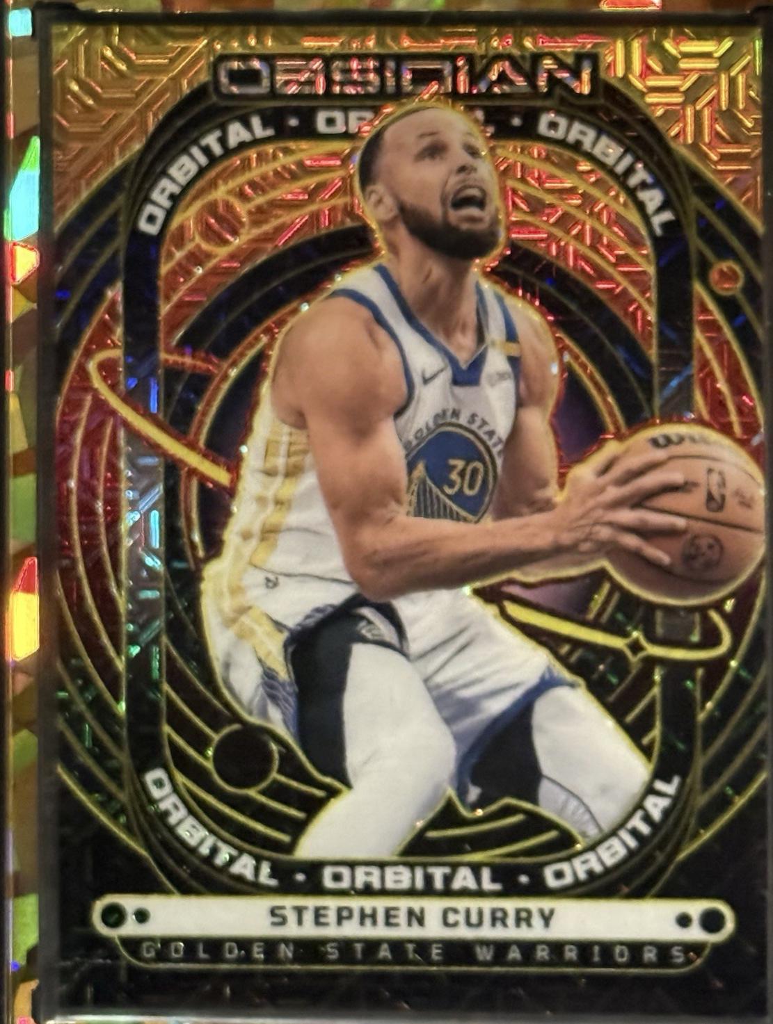 Stephen Curry [Electric Etch Molten Mojo Flood] #9