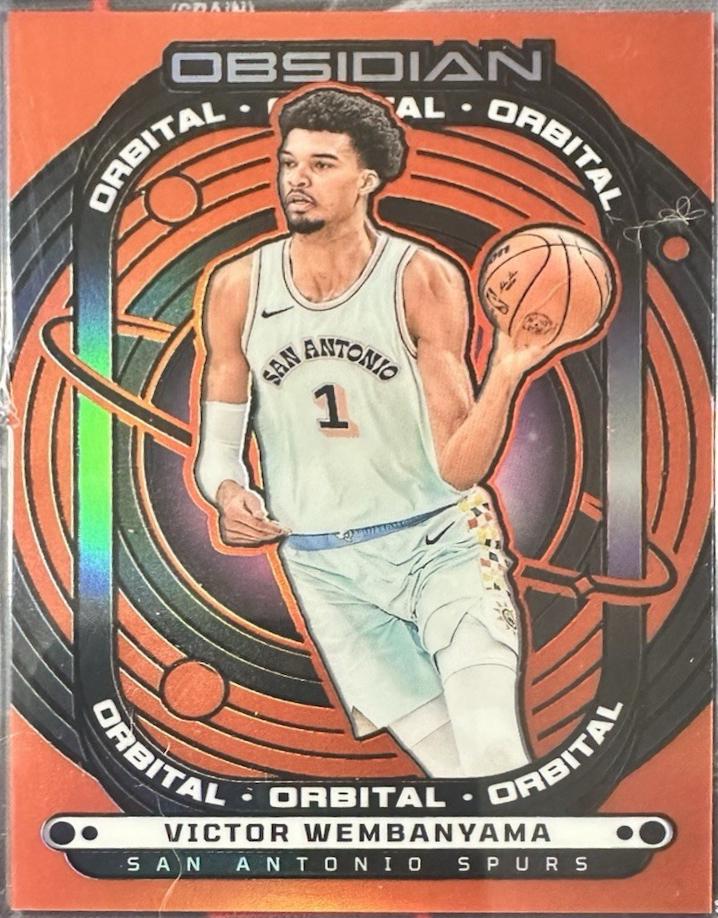 Victor Wembanyama [Electric Etch Orange Flood] #6