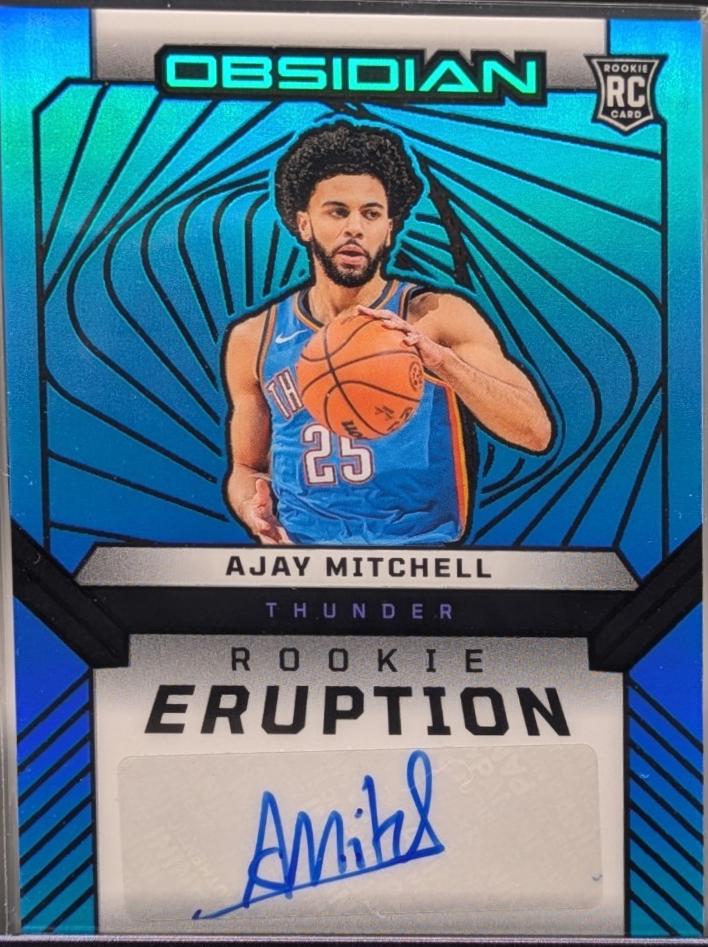 Ajay Mitchell [Electric Etch Blue Flood] #REA-AJY