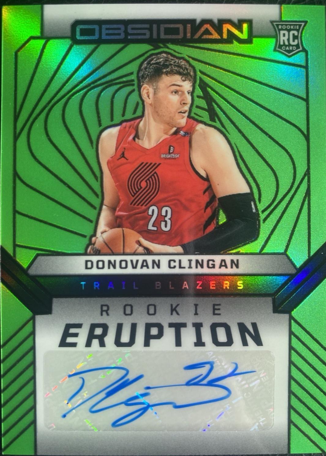 Donovan Clingan [Electric Etch Green Flood] #REA-CLG