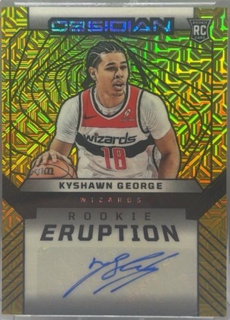 Kyshawn George [Electric Etch Gold Flood] #REA-KYS