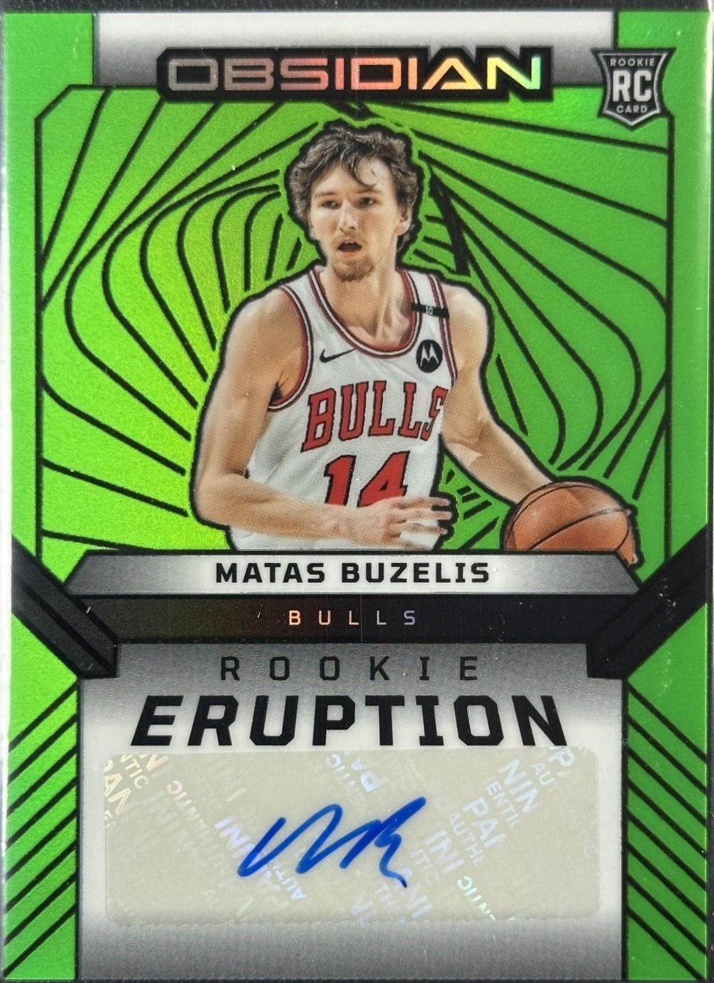 Matas Buzelis [Electric Etch Green Flood] #REA-BUZ