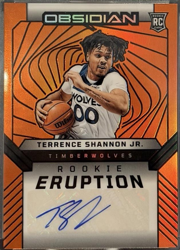 Terrence Shannon Jr. [Electric Etch Orange Flood] #REA-TSJ