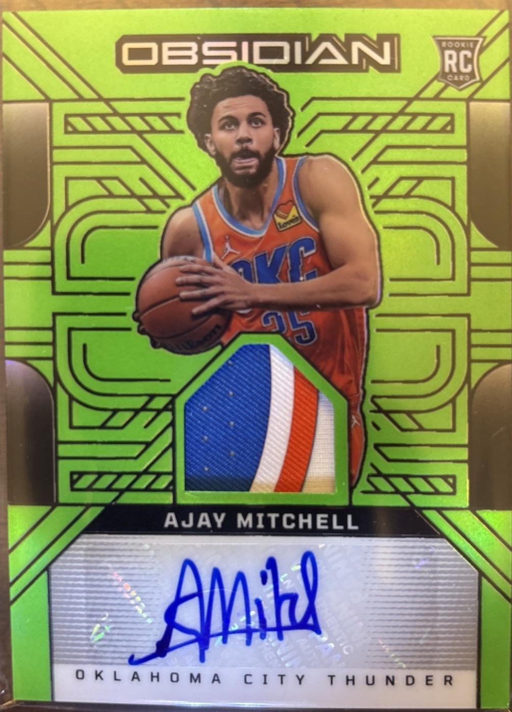 Ajay Mitchell [Electric Etch Green Flood] #RJI-AJY