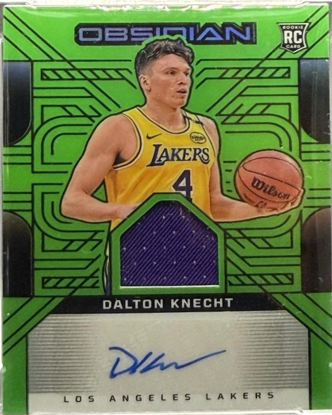 Dalton Knecht [Electric Etch Green Flood] #RJI-KNE