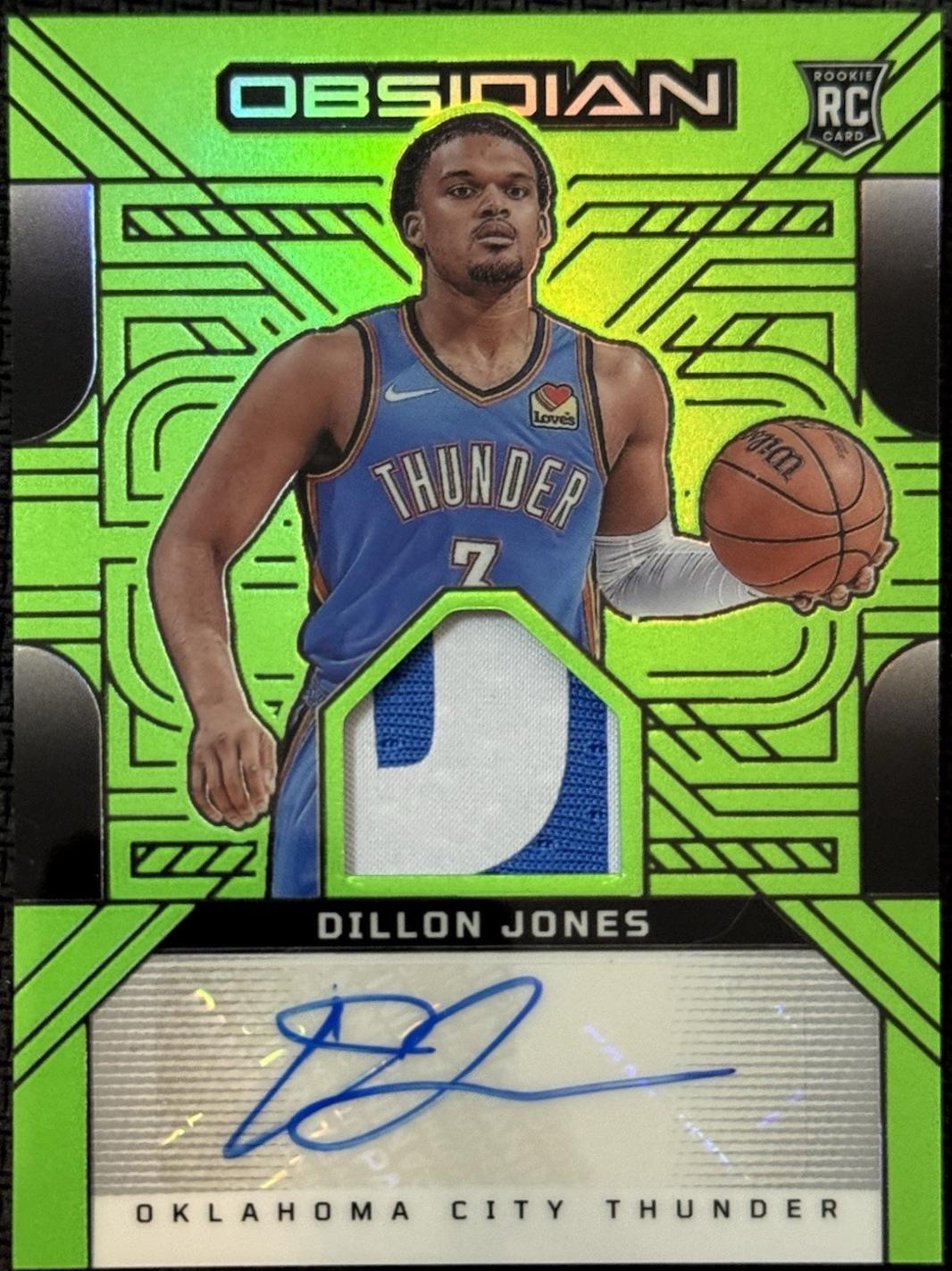 Dillon Jones [Electric Etch Green Flood] #RJI-DIL