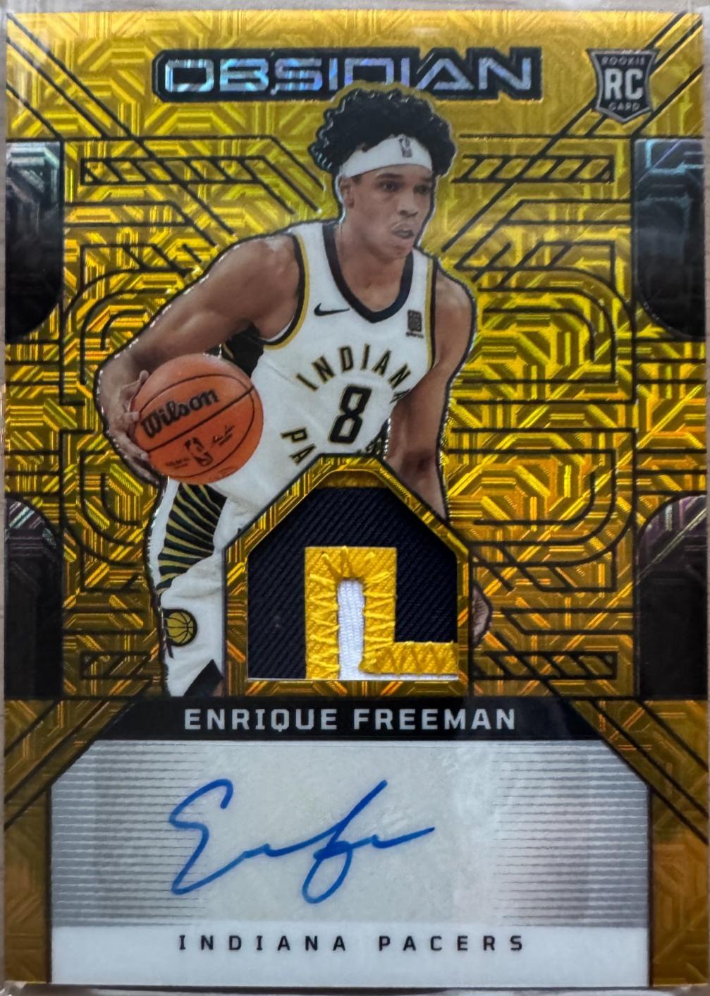 Enrique Freeman [Electric Etch Gold Flood] #RJI-FRE