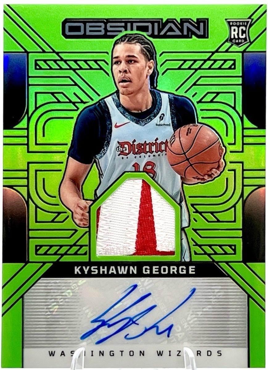 Kyshawn George [Electric Etch Green Flood] #RJI-KYS