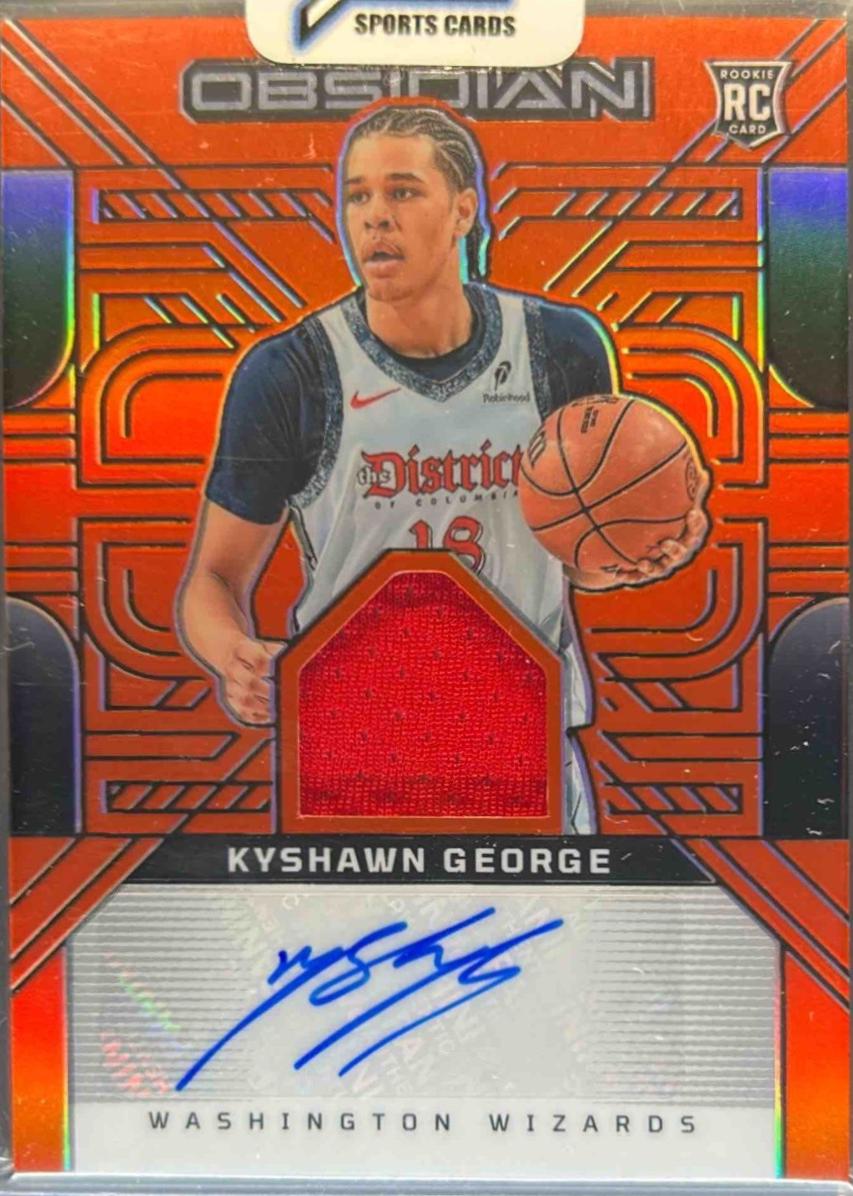 Kyshawn George [Electric Etch Orange Flood] #RJI-KYS
