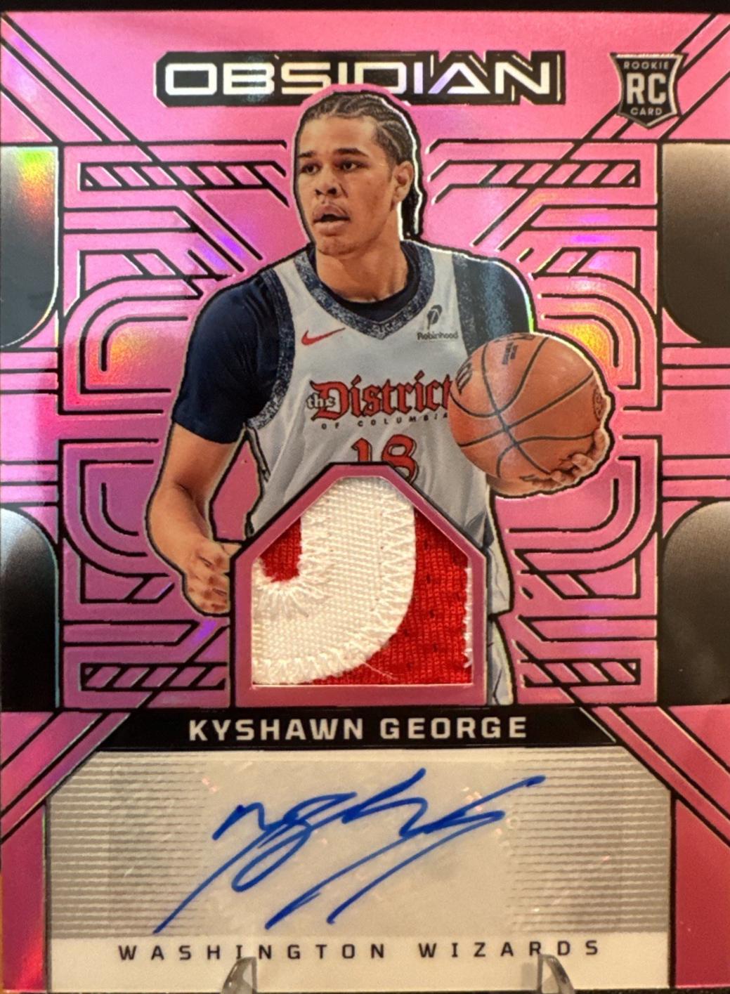 Kyshawn George [Electric Etch Pink Flood] #RJI-KYS