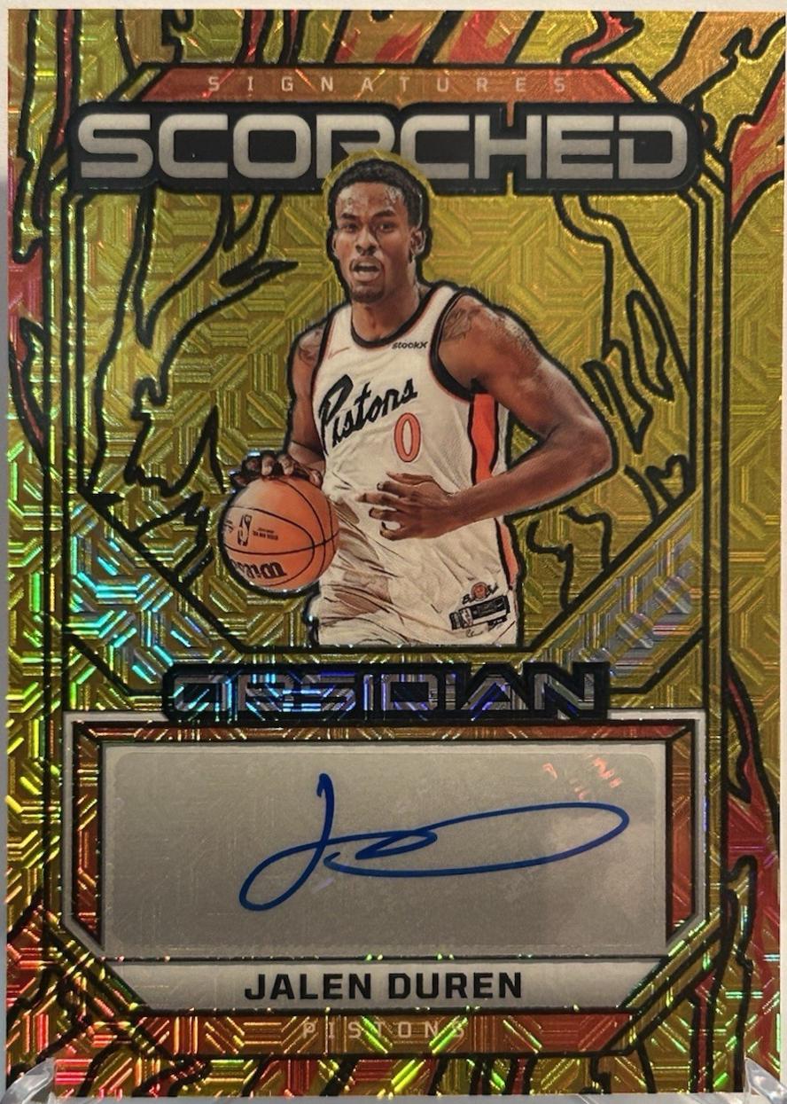 Jalen Duren [Electric Etch Gold Flood] #SS-JDD