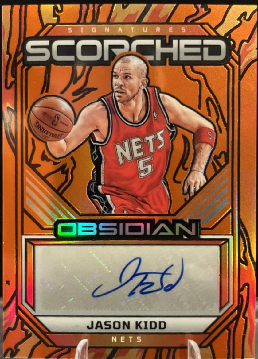 Jason Kidd [Electric Etch Orange Flood] #SS-KID