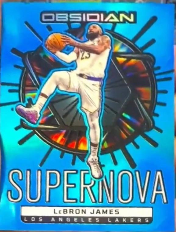 LeBron James [Electric Etch Blue Flood] #3