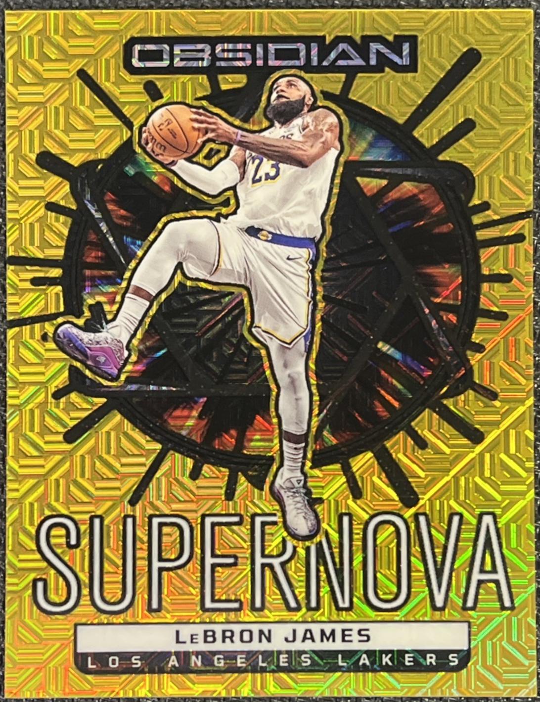LeBron James [Electric Etch Gold Flood] #3