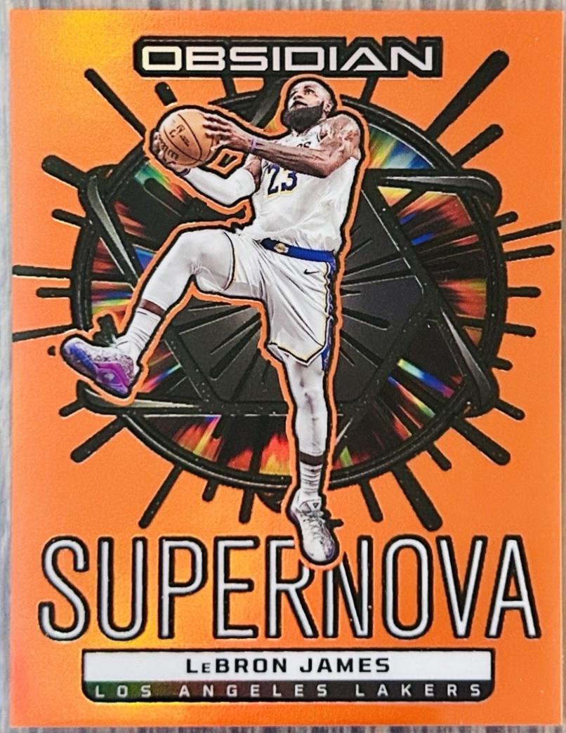 LeBron James [Electric Etch Orange Flood] #3