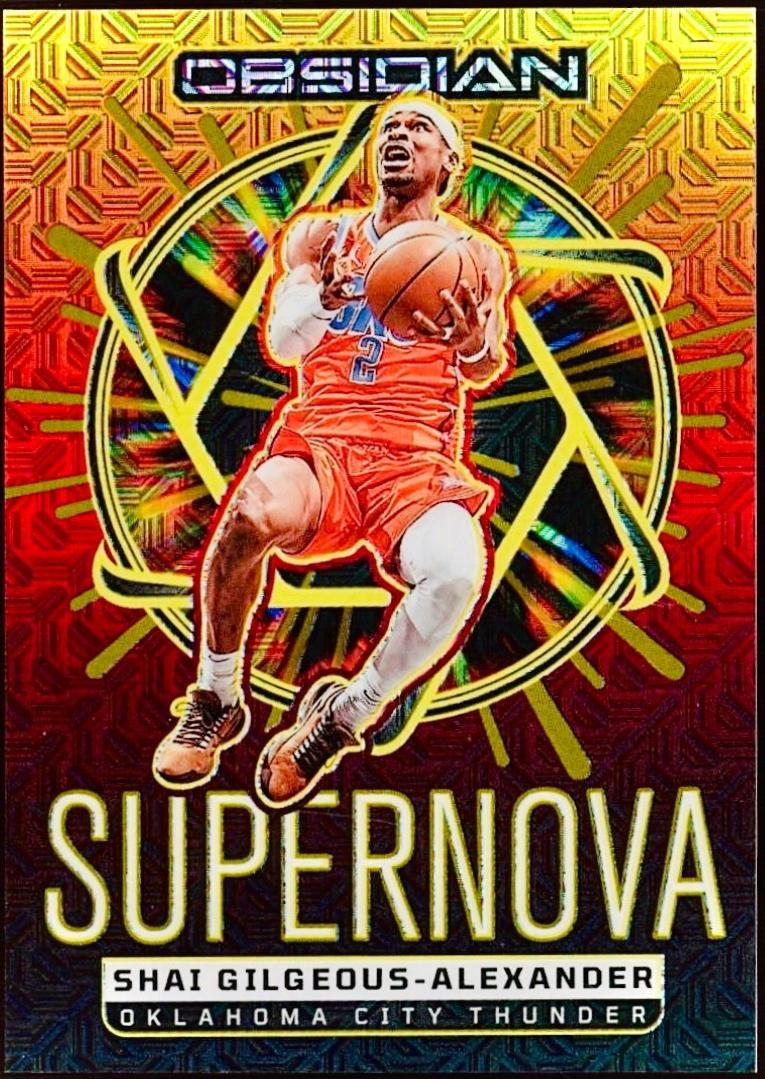 Shai Gilgeous-Alexander [Electric Etch Gold Flood] #4