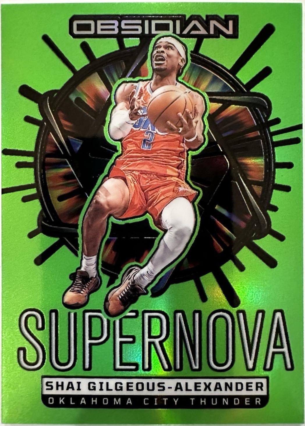 Shai Gilgeous-Alexander [Electric Etch Green Flood] #4
