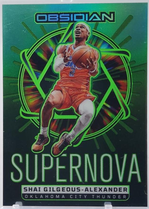 Shai Gilgeous-Alexander [Electric Etch Jade Flood] #4