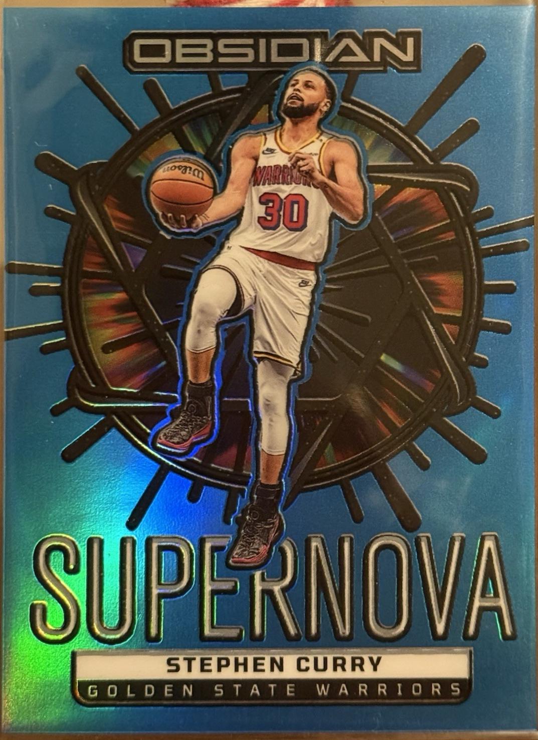 Stephen Curry [Electric Etch Blue Flood] #10