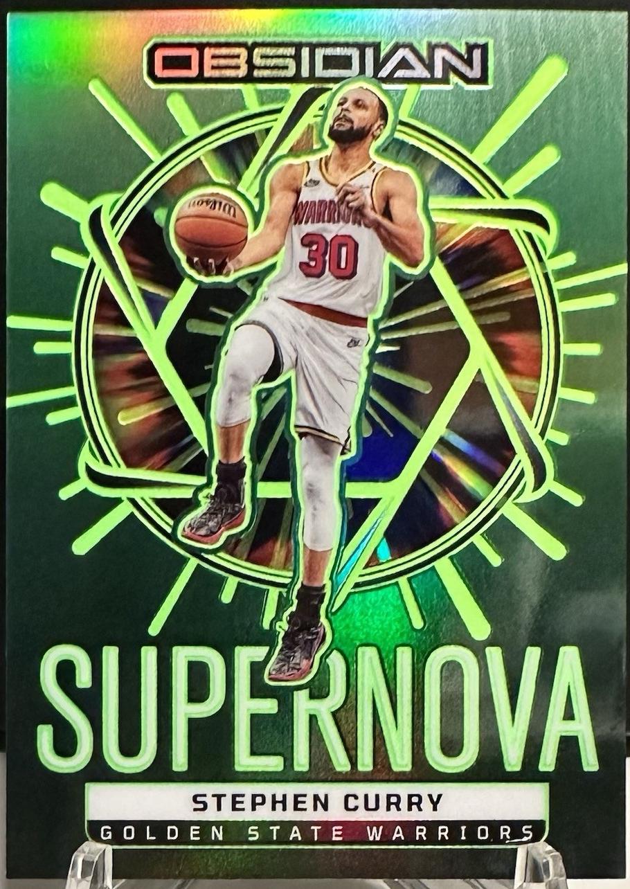 Stephen Curry [Electric Etch Green Flood] #10