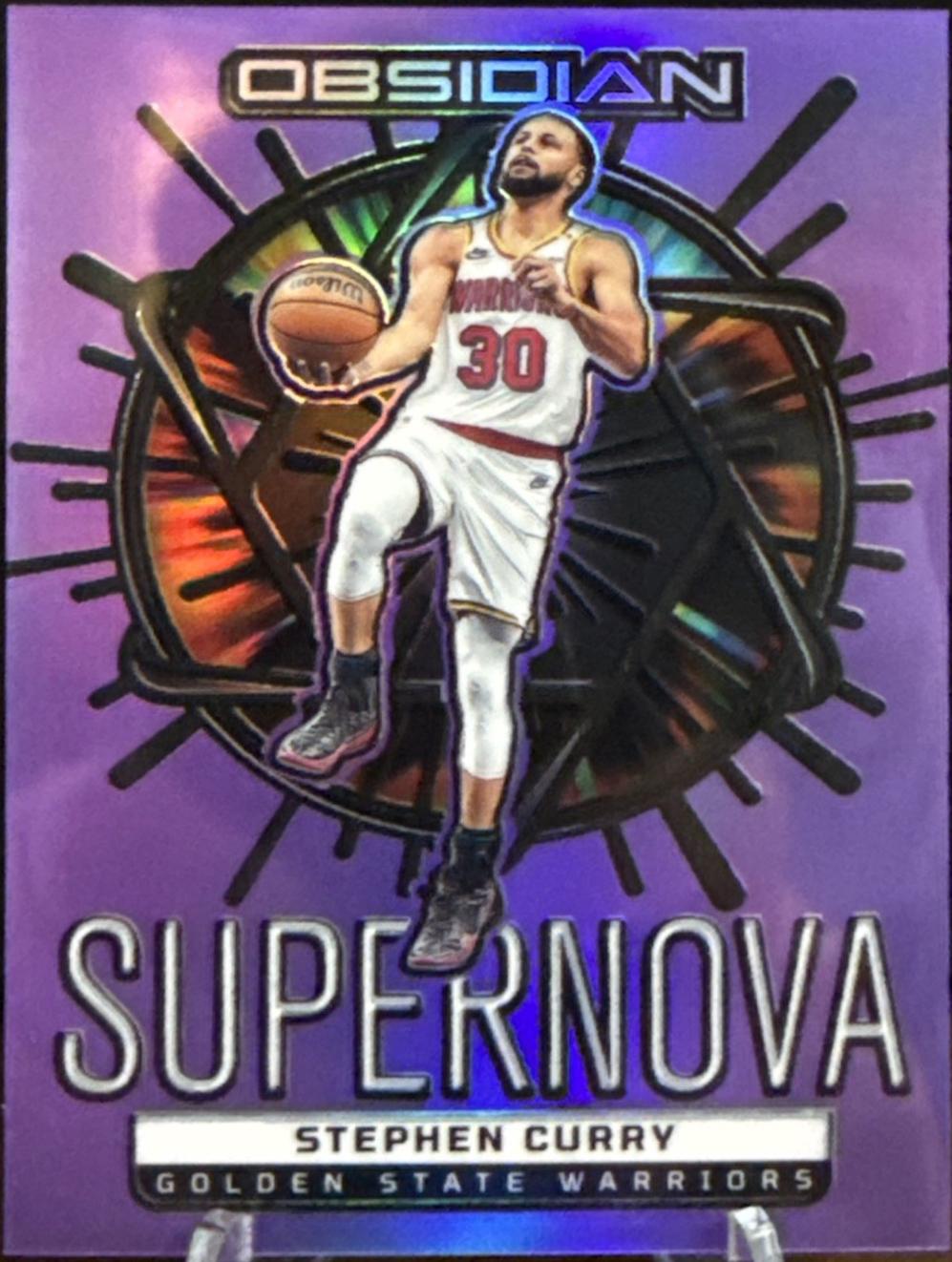 Stephen Curry [Electric Etch Purple Flood] #10