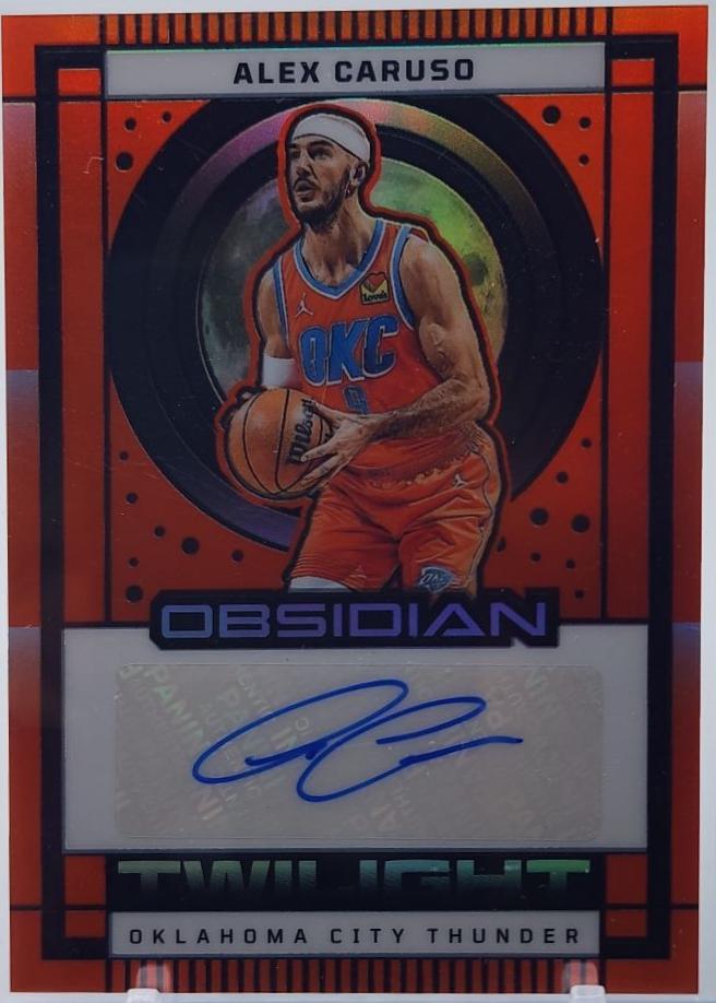 Alex Caruso [Electric Etch Orange Flood] #TS-ACO