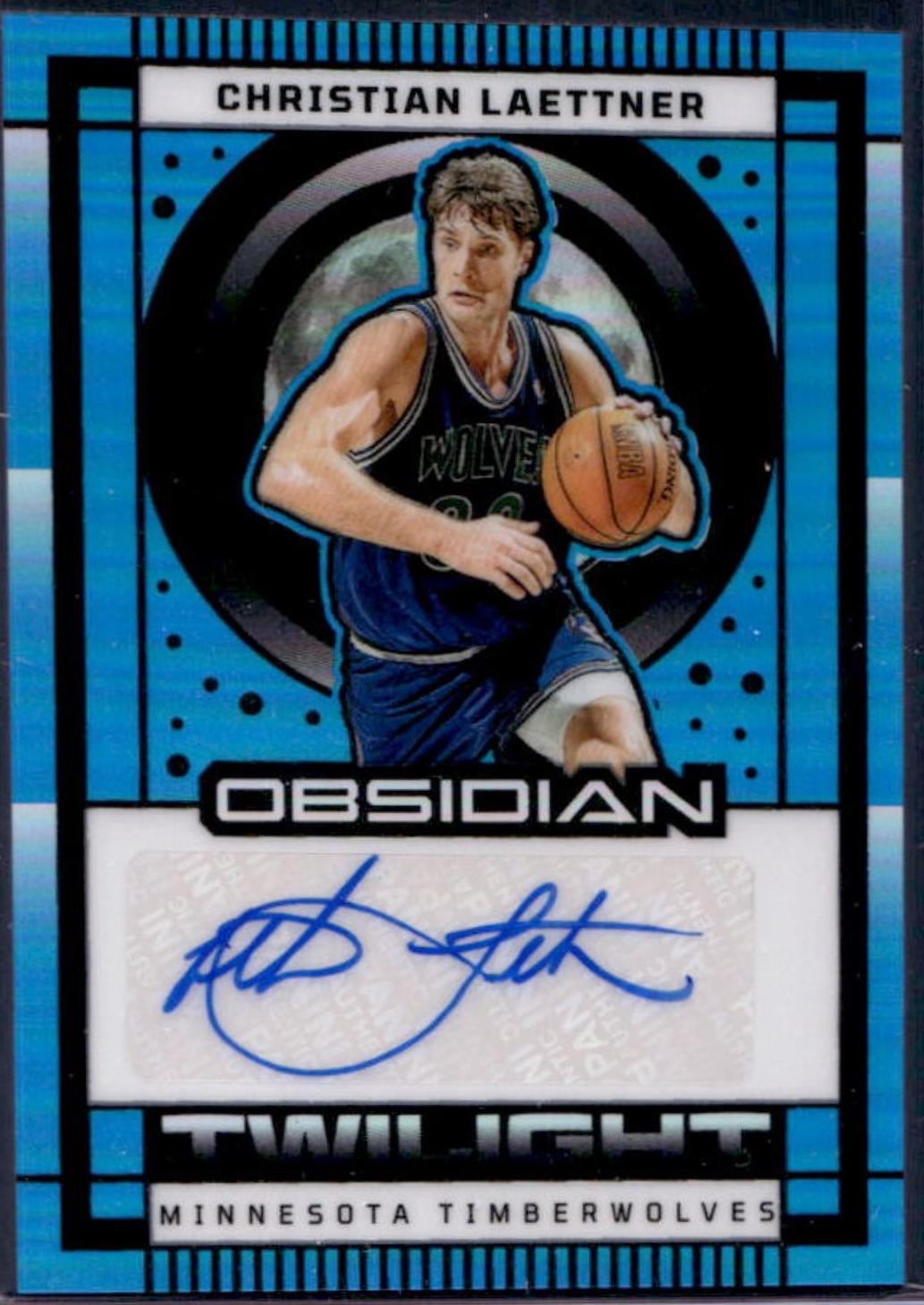 Christian Laettner [Electric Etch Blue Flood] #TS-CLM