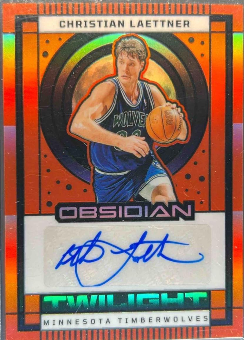 Christian Laettner [Electric Etch Orange Flood] #TS-CLM