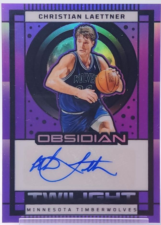 Christian Laettner [Electric Etch Purple Flood] #TS-CLM