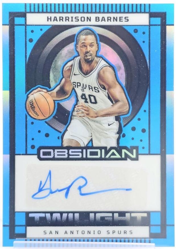Harrison Barnes [Electric Etch Blue Flood] #TS-HBS