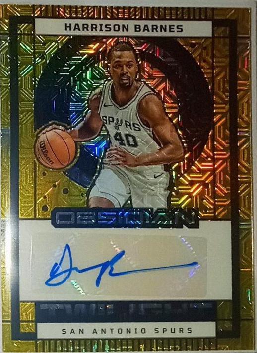 Harrison Barnes [Electric Etch Gold Flood] #TS-HBS