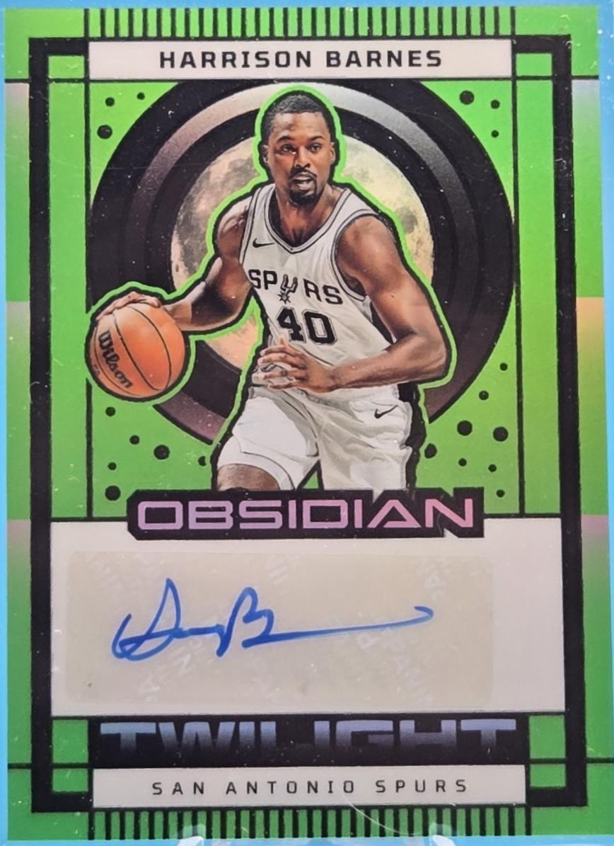 Harrison Barnes [Electric Etch Green Flood] #TS-HBS