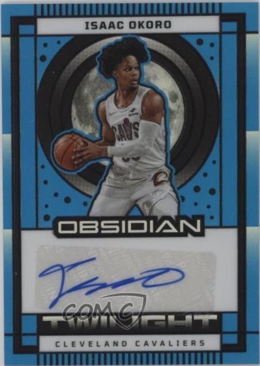 Isaac Okoro [Electric Etch Blue Flood] #TS-IOC