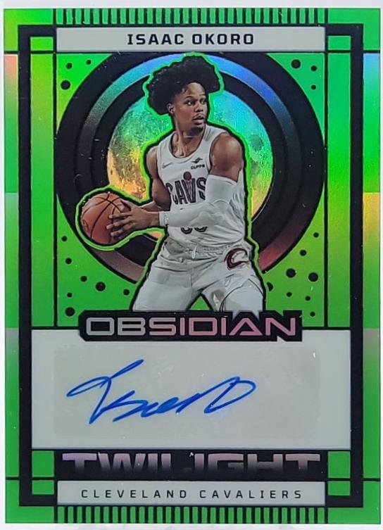 Isaac Okoro [Electric Etch Green Flood] #TS-IOC