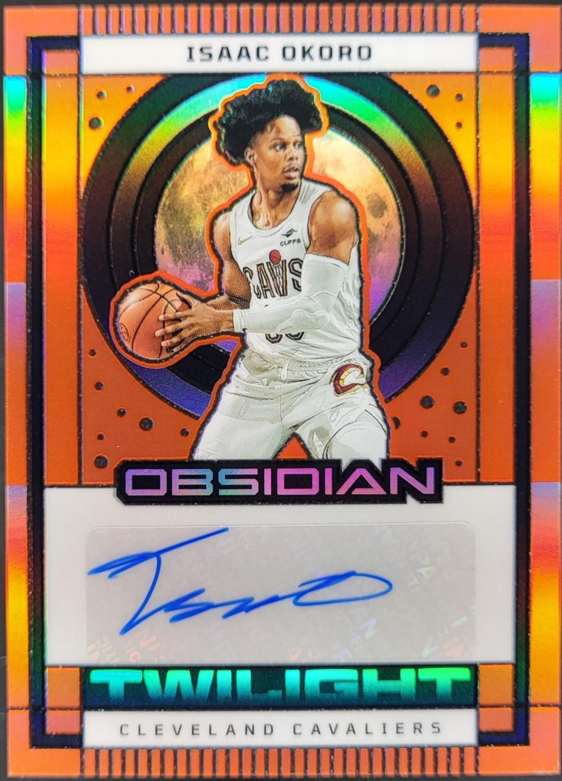 Isaac Okoro [Electric Etch Orange Flood] #TS-IOC