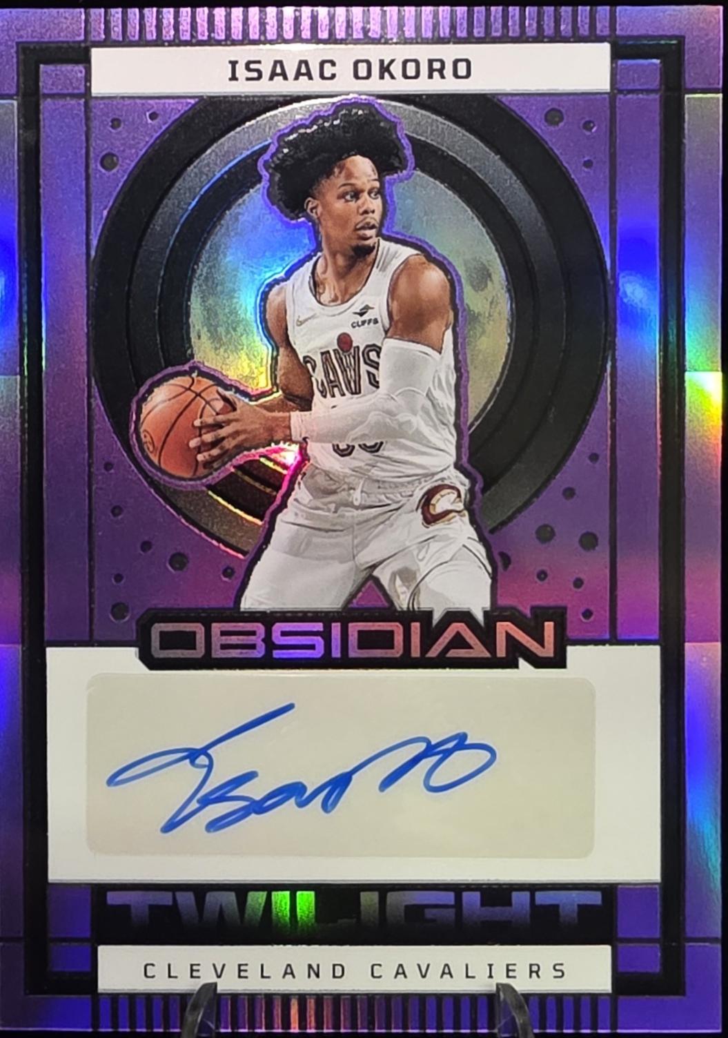 Isaac Okoro [Electric Etch Purple Flood] #TS-IOC