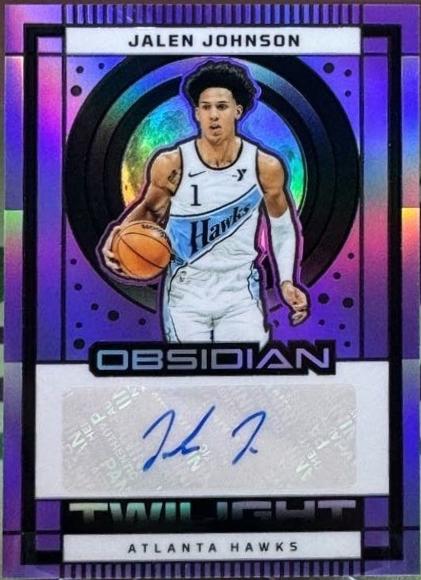 Jalen Johnson [Electric Etch Purple Flood] #TS-JJA