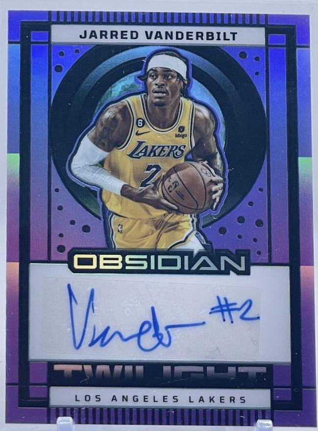 Jarred Vanderbilt [Electric Etch Purple Flood] #TS-JVL