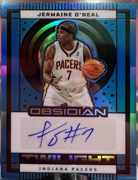 Jermaine O'Neal [Electric Etch Blue Flood] #TS-JON