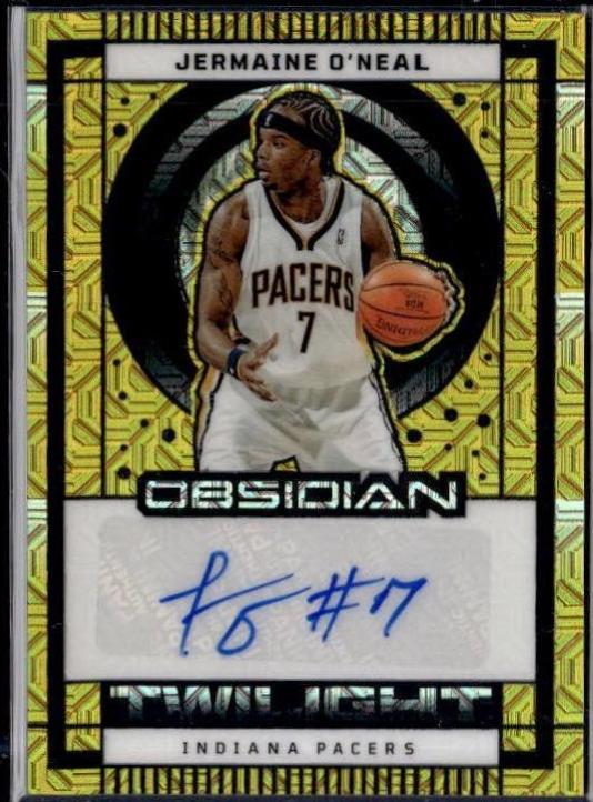 Jermaine O'Neal [Electric Etch Gold Flood] #TS-JON