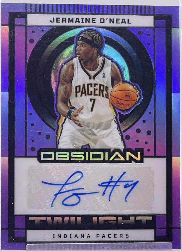 Jermaine O'Neal [Electric Etch Purple Flood] #TS-JON
