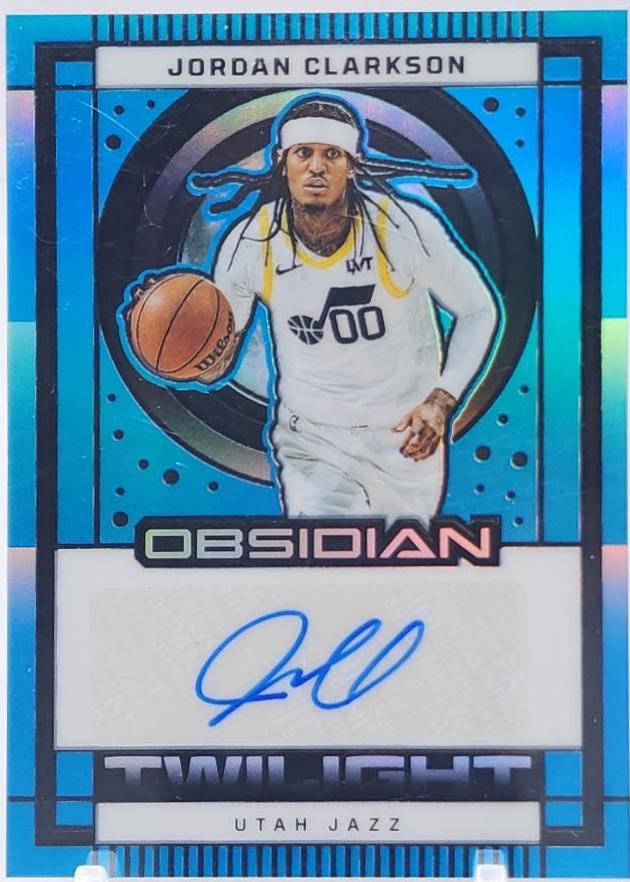 Jordan Clarkson [Electric Etch Blue Flood] #TS-JCU
