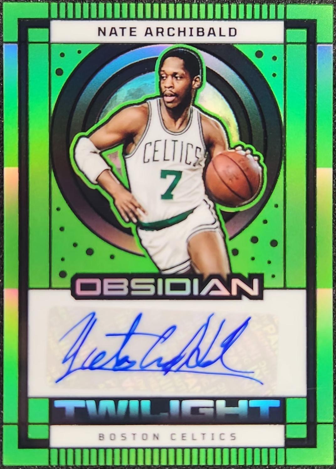 Nate Archibald [Electric Etch Green Flood] #TS-NAB
